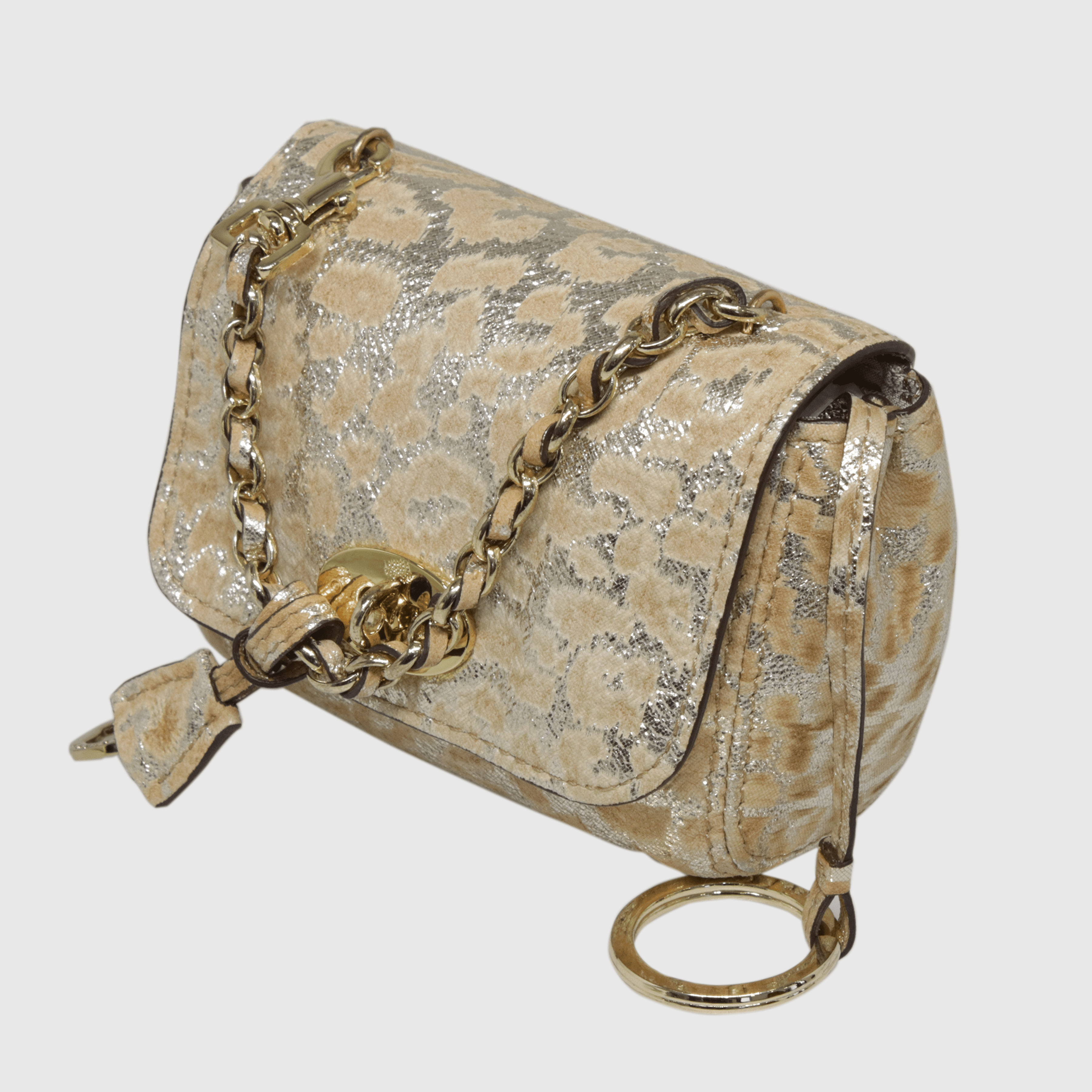 Gold Micro Lily Pouch