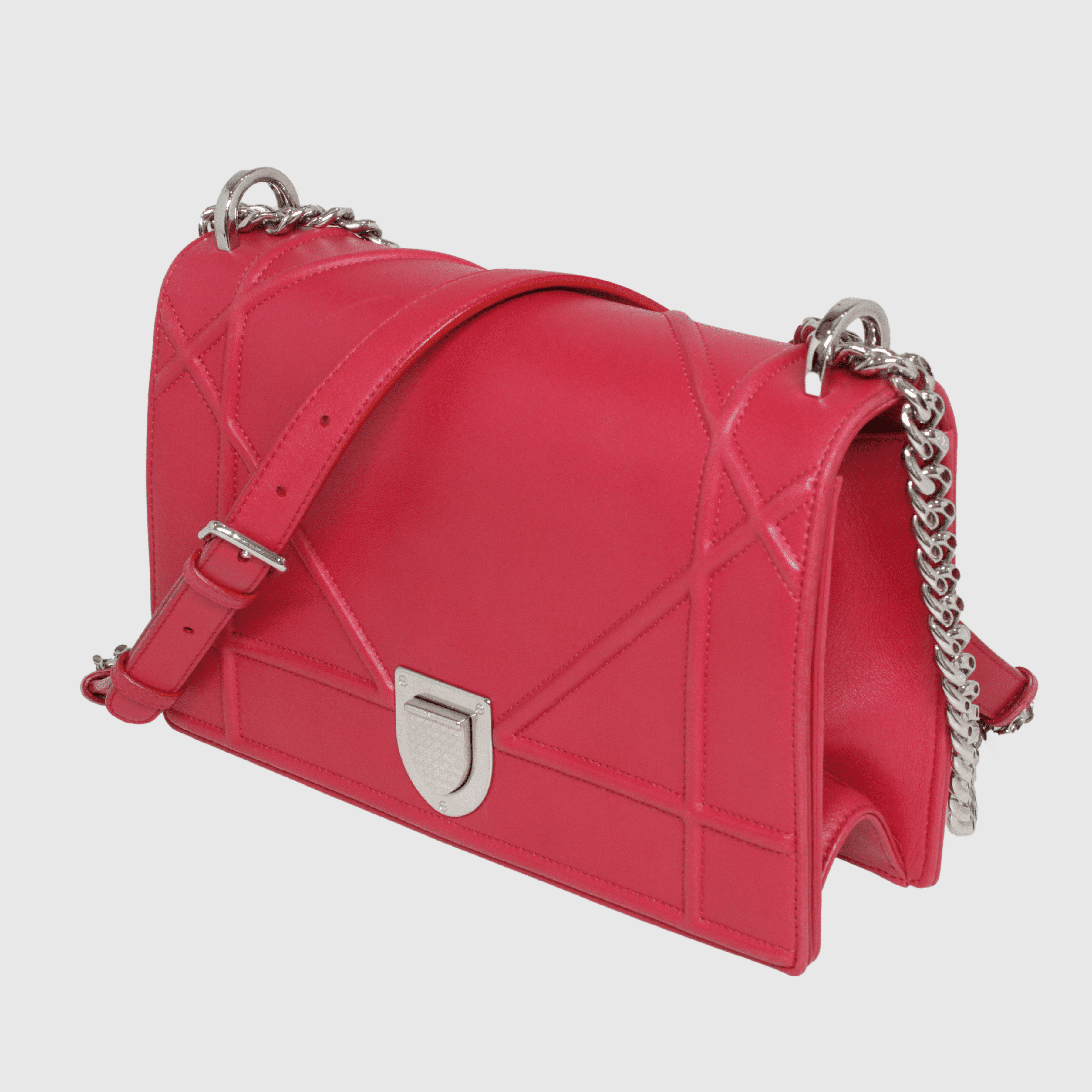 Pink Medium Diorama Flap Bag