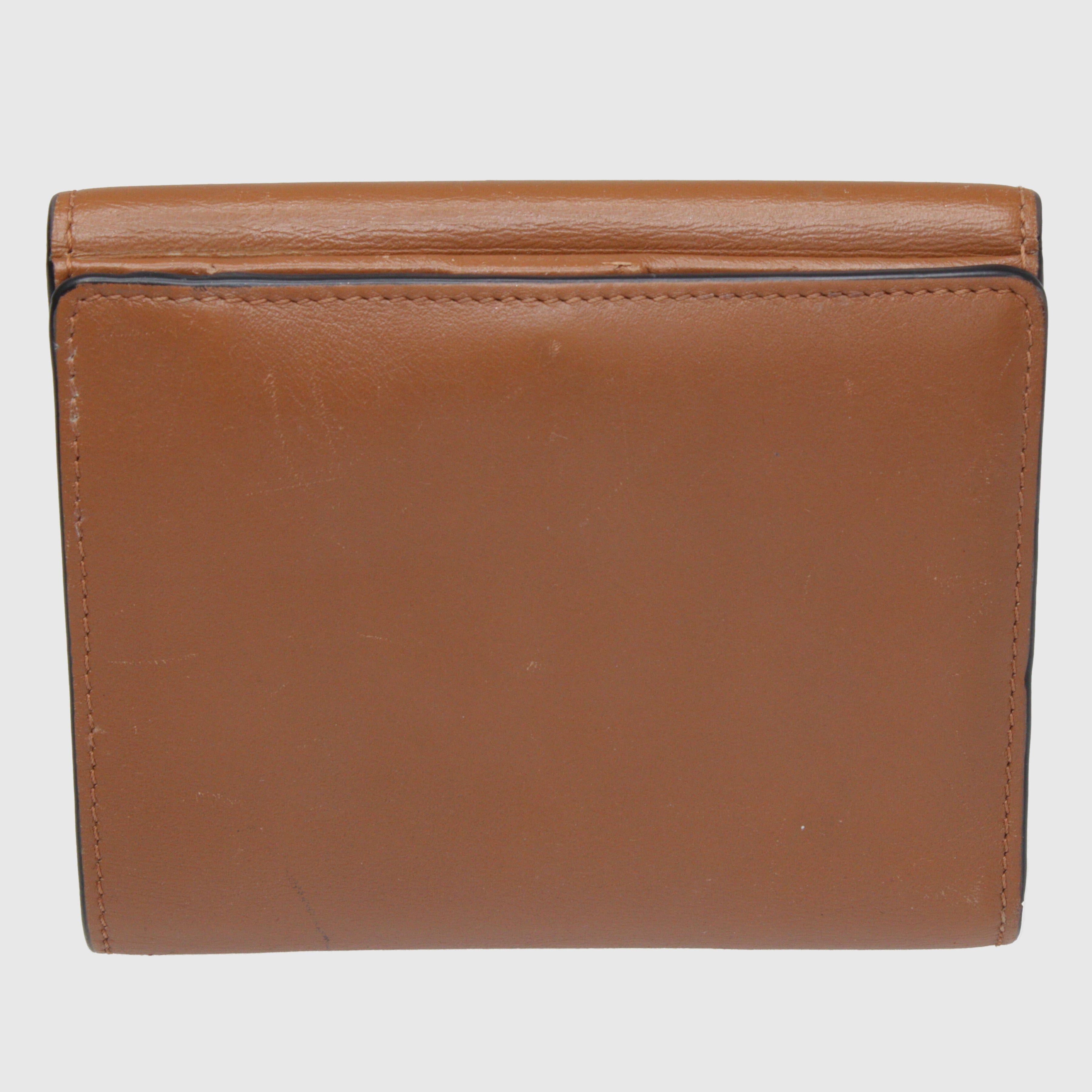 Brown Small Georgia Multi Flap Wallet