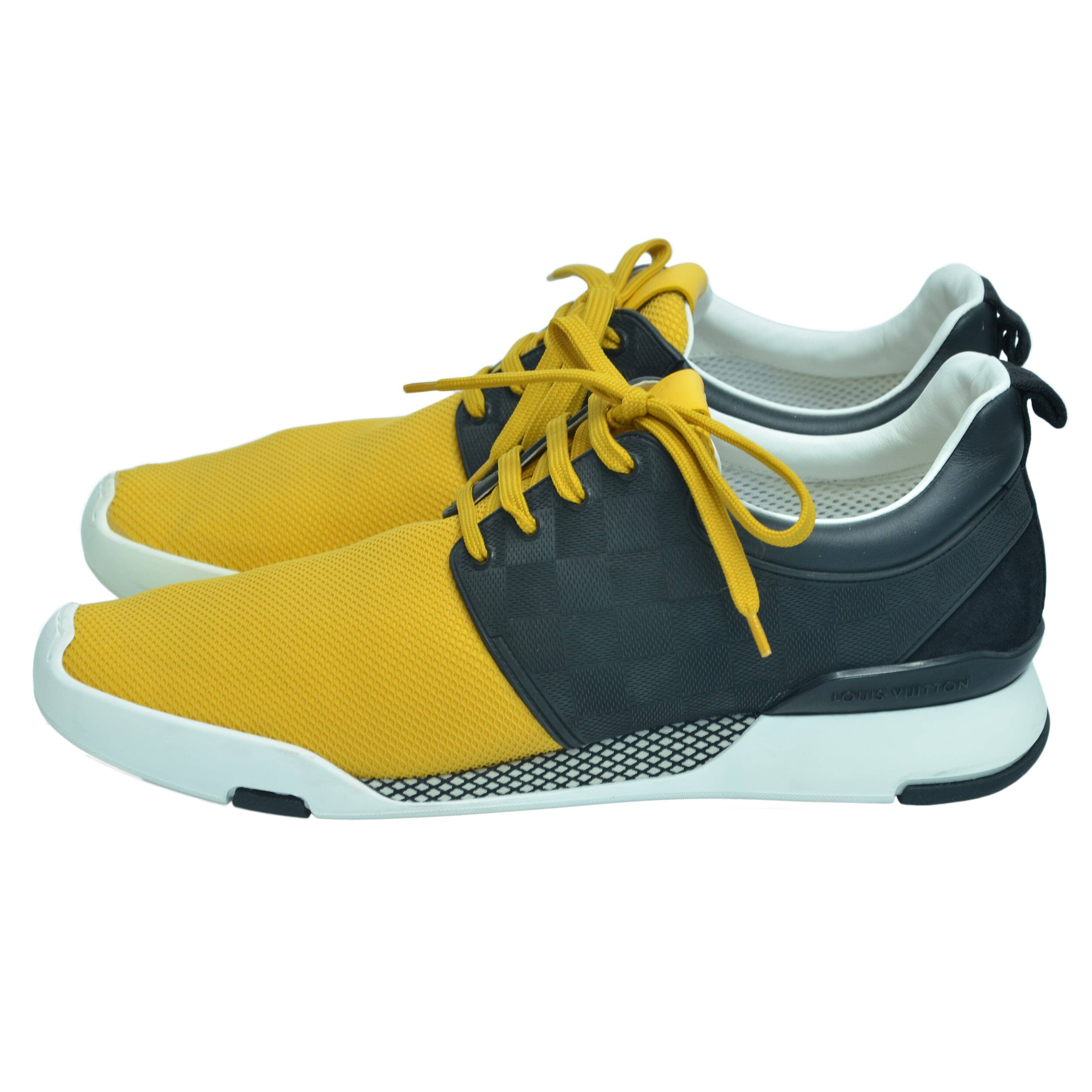 Yellow/Black Damier Fastlane Sneaker