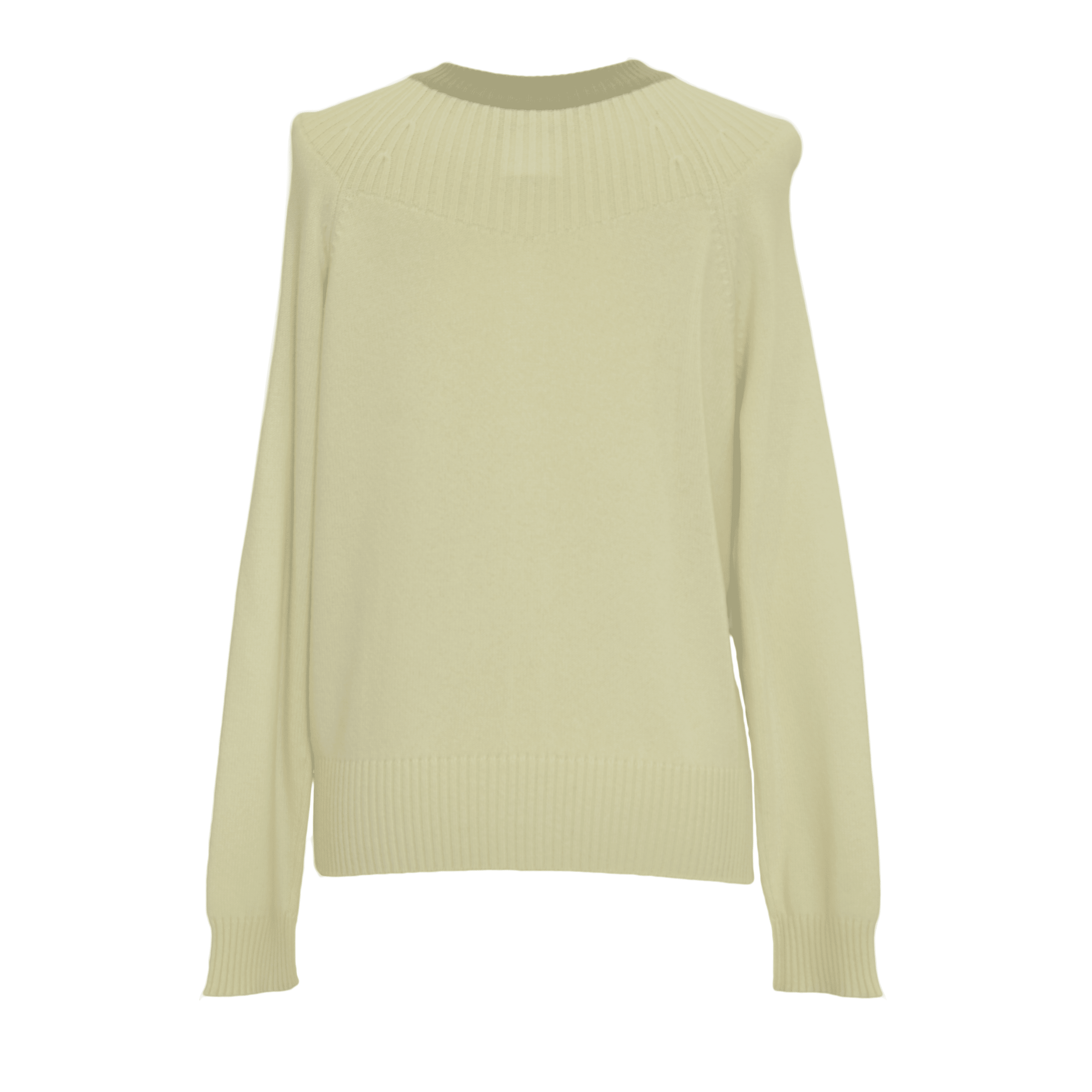 Ivory/Gray Trim Enamel Button Sweater Cardigan