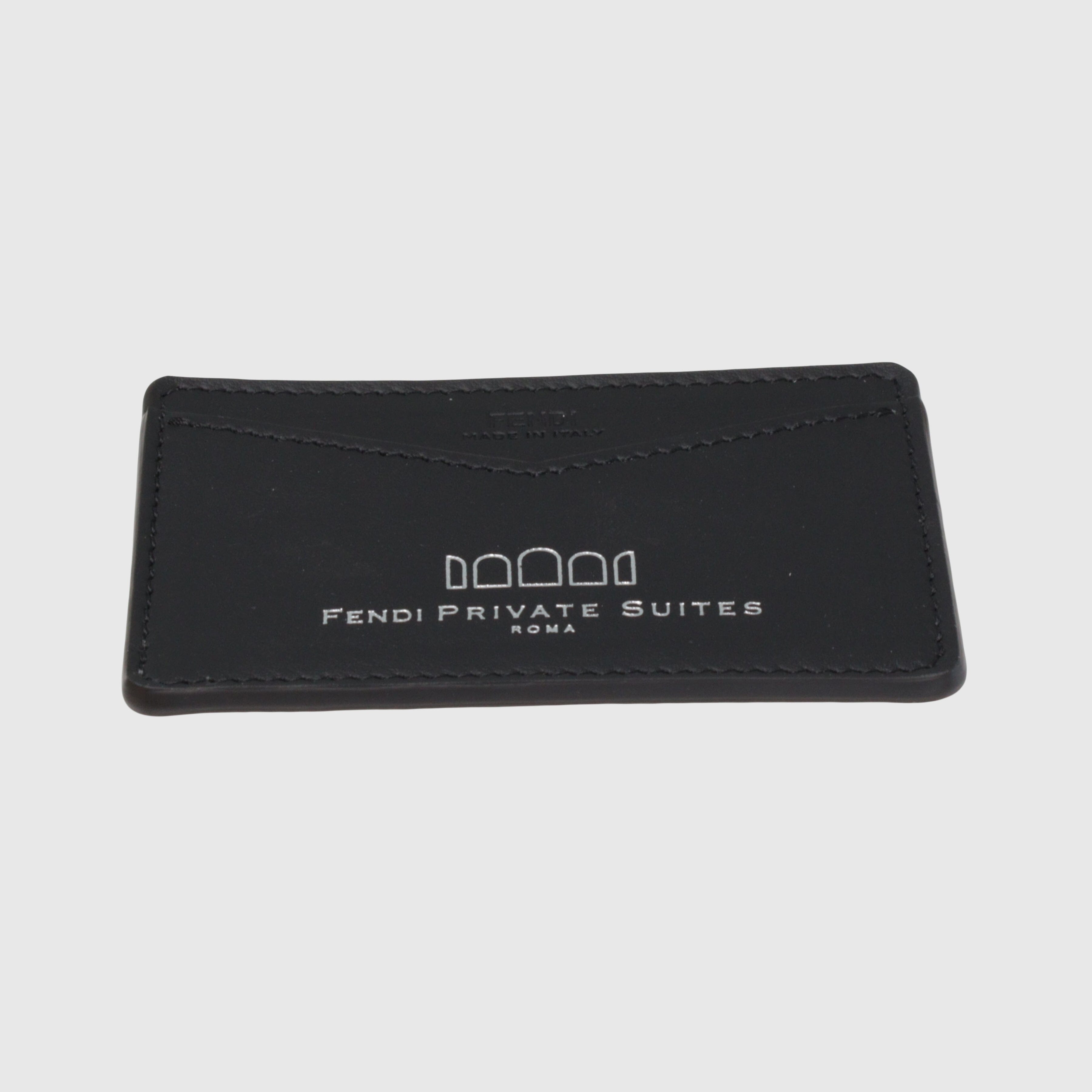 Brown/Black Zucca FF Logo Card Holder