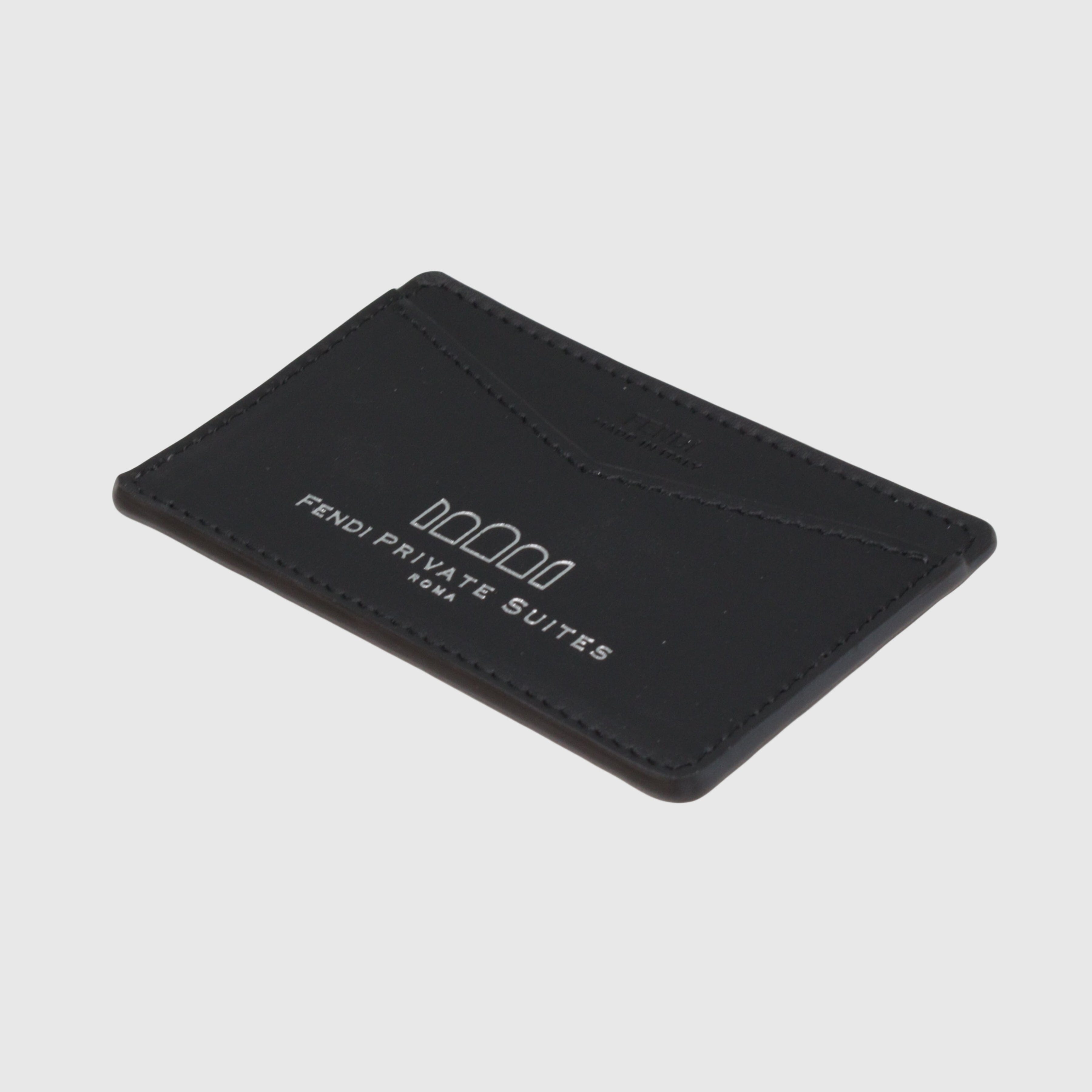 Brown/Black Zucca FF Logo Card Holder