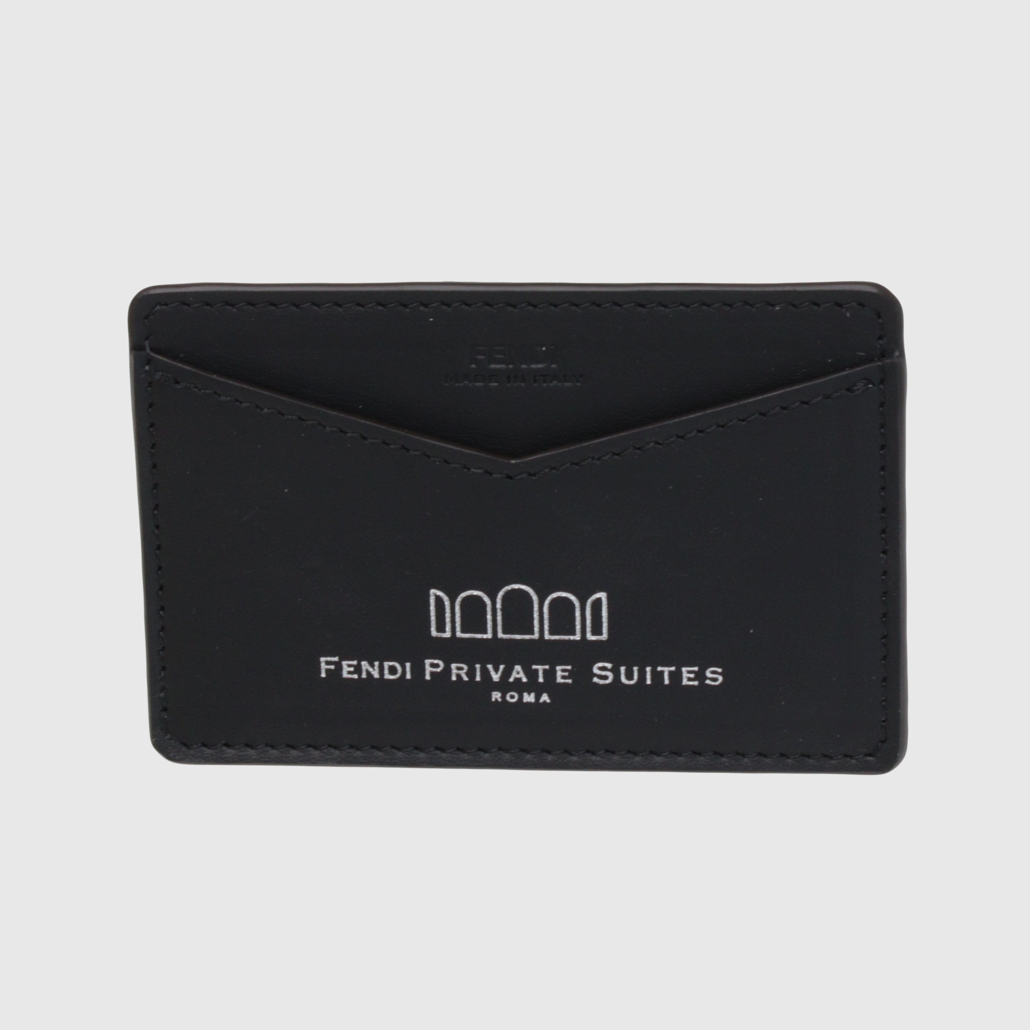 Brown/Black Zucca FF Logo Card Holder