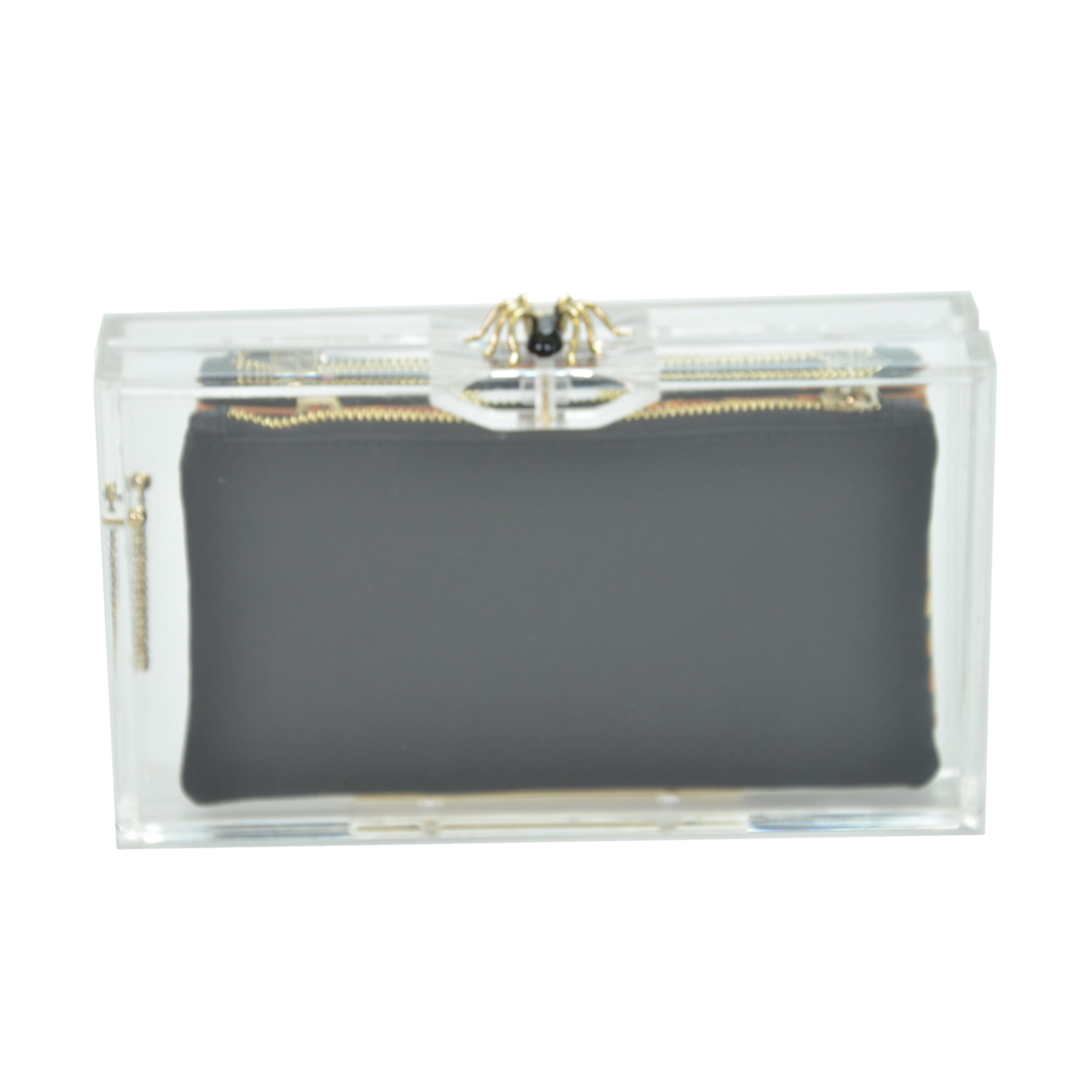 Charlotte Olympia Plexi Clutch W/ Pouch